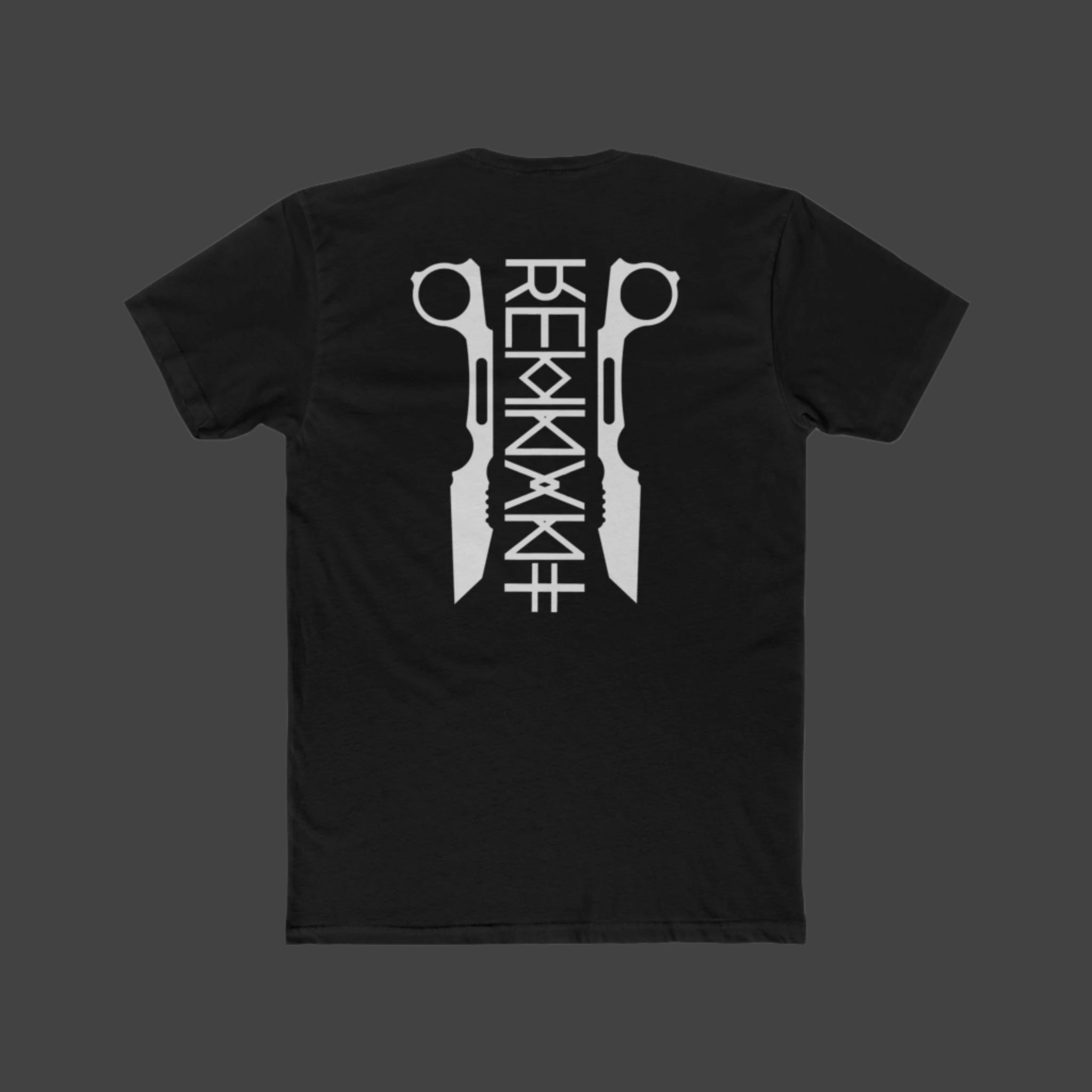 Men's Cotton ‘REMNANT’ mirrored tee